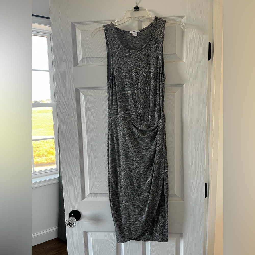 Bar III Charcoal Asymmetrical Dress